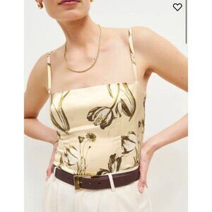 NWT Reformation Overland Silk Top